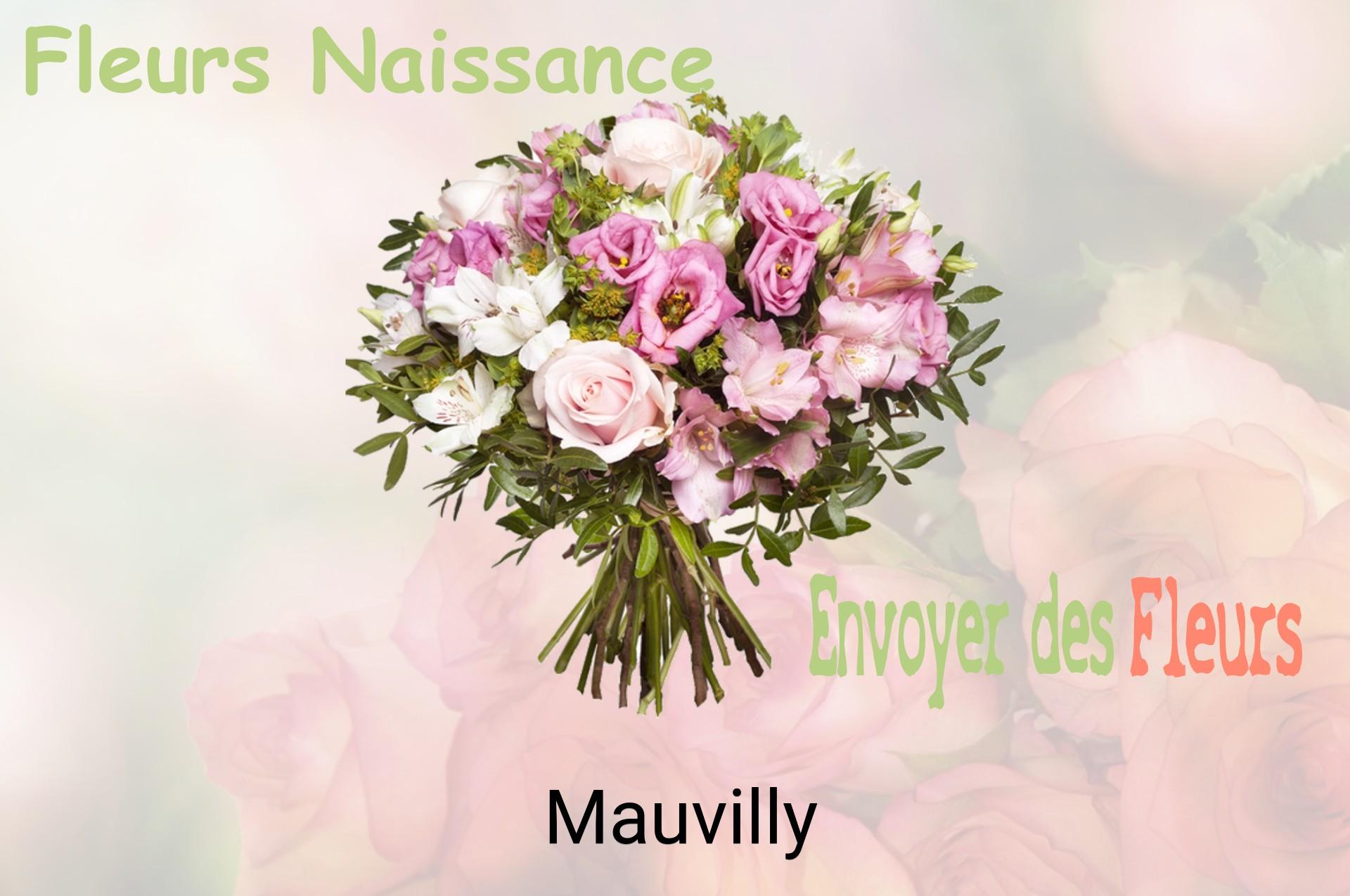 Bouquet de fleurs de naissance livré à Mauvilly